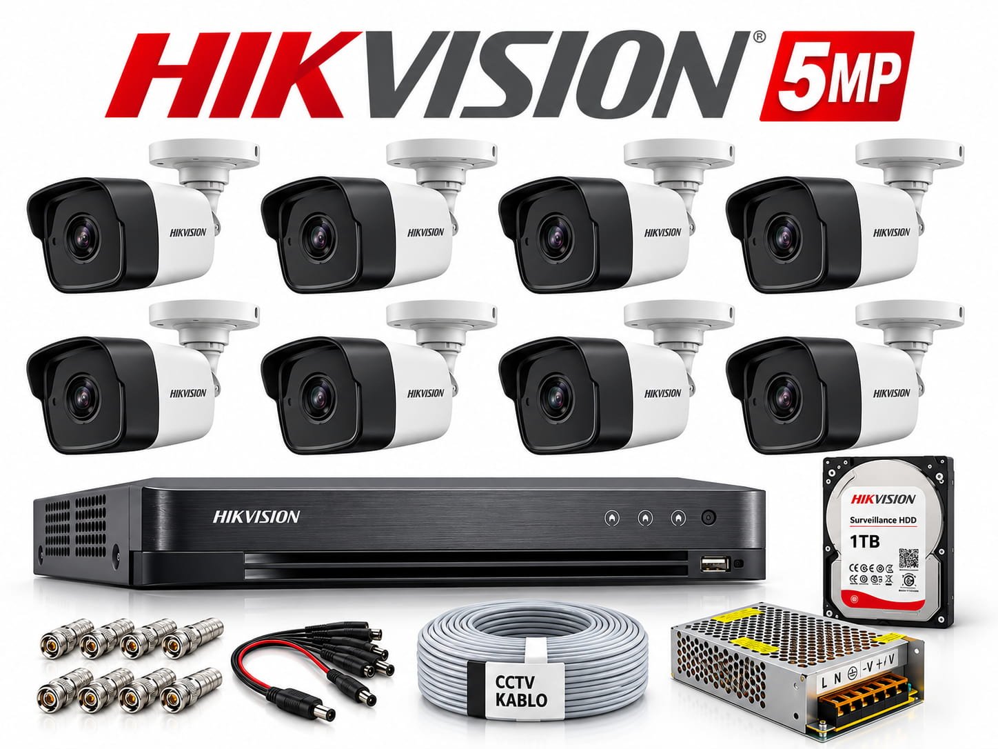 Güvenlik Kamerası Seti Hikvision Adneko Bilişim